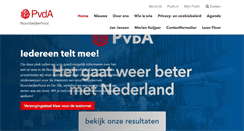 Desktop Screenshot of noordwijkerhout.pvda.nl