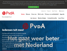 Tablet Screenshot of noordwijkerhout.pvda.nl