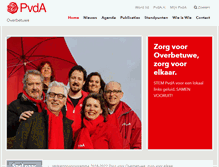 Tablet Screenshot of overbetuwe.pvda.nl