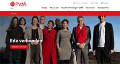 Desktop Screenshot of ede.pvda.nl