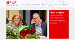 Desktop Screenshot of capelleaandenijssel.pvda.nl