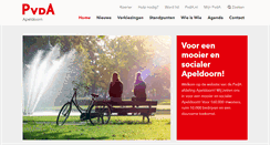 Desktop Screenshot of apeldoorn.pvda.nl