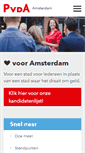Mobile Screenshot of amsterdam.pvda.nl