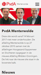 Mobile Screenshot of menterwolde.pvda.nl