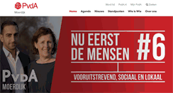 Desktop Screenshot of moerdijk.pvda.nl