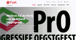 Desktop Screenshot of oegstgeest.pvda.nl