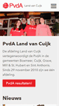 Mobile Screenshot of landvancuijk.pvda.nl