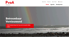 Desktop Screenshot of ameland.pvda.nl