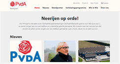 Desktop Screenshot of neerijnen.pvda.nl