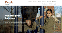 Desktop Screenshot of denhaag.pvda.nl