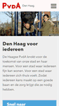 Mobile Screenshot of denhaag.pvda.nl