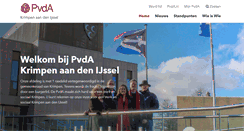 Desktop Screenshot of krimpenaandenijssel.pvda.nl