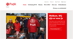 Desktop Screenshot of haren.pvda.nl