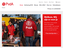 Tablet Screenshot of haren.pvda.nl