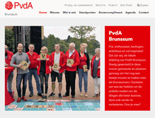 Tablet Screenshot of brunssum.pvda.nl