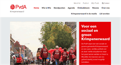 Desktop Screenshot of krimpenerwaard.pvda.nl