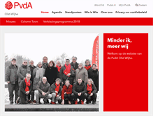 Tablet Screenshot of olstwijhe.pvda.nl