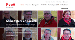 Desktop Screenshot of bellingwedde.pvda.nl