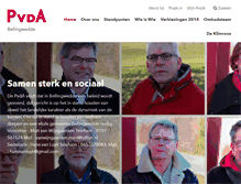 Tablet Screenshot of bellingwedde.pvda.nl