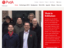 Tablet Screenshot of enkhuizen.pvda.nl