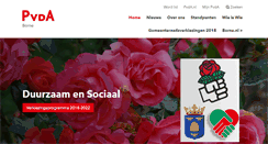 Desktop Screenshot of borne.pvda.nl