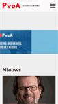 Mobile Screenshot of albrandswaard.pvda.nl