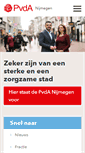 Mobile Screenshot of nijmegen.pvda.nl