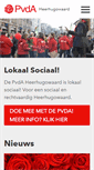 Mobile Screenshot of heerhugowaard.pvda.nl