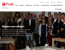 Tablet Screenshot of medemblik.pvda.nl