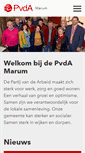 Mobile Screenshot of marum.pvda.nl