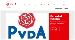 Desktop Screenshot of heusden.pvda.nl