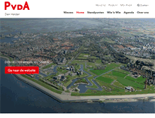 Tablet Screenshot of denhelder.pvda.nl