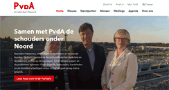 Desktop Screenshot of amsterdamnoord.pvda.nl
