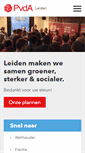 Mobile Screenshot of leiden.pvda.nl