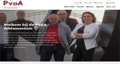 Desktop Screenshot of alblasserdam.pvda.nl