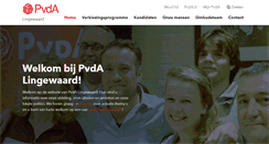 Desktop Screenshot of lingewaard.pvda.nl